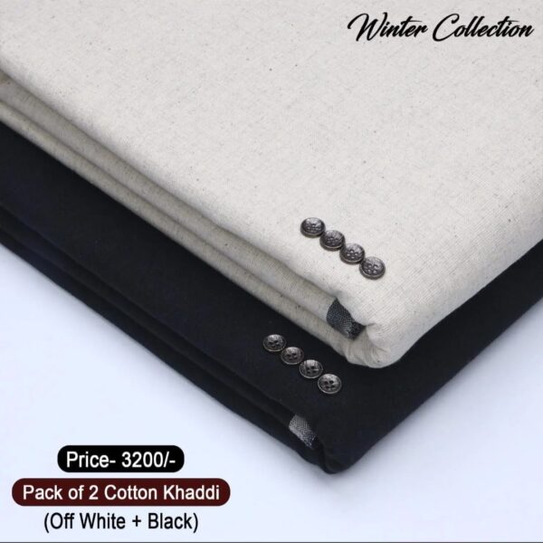 Pack Of 2 Cotton Khaddi KK-604